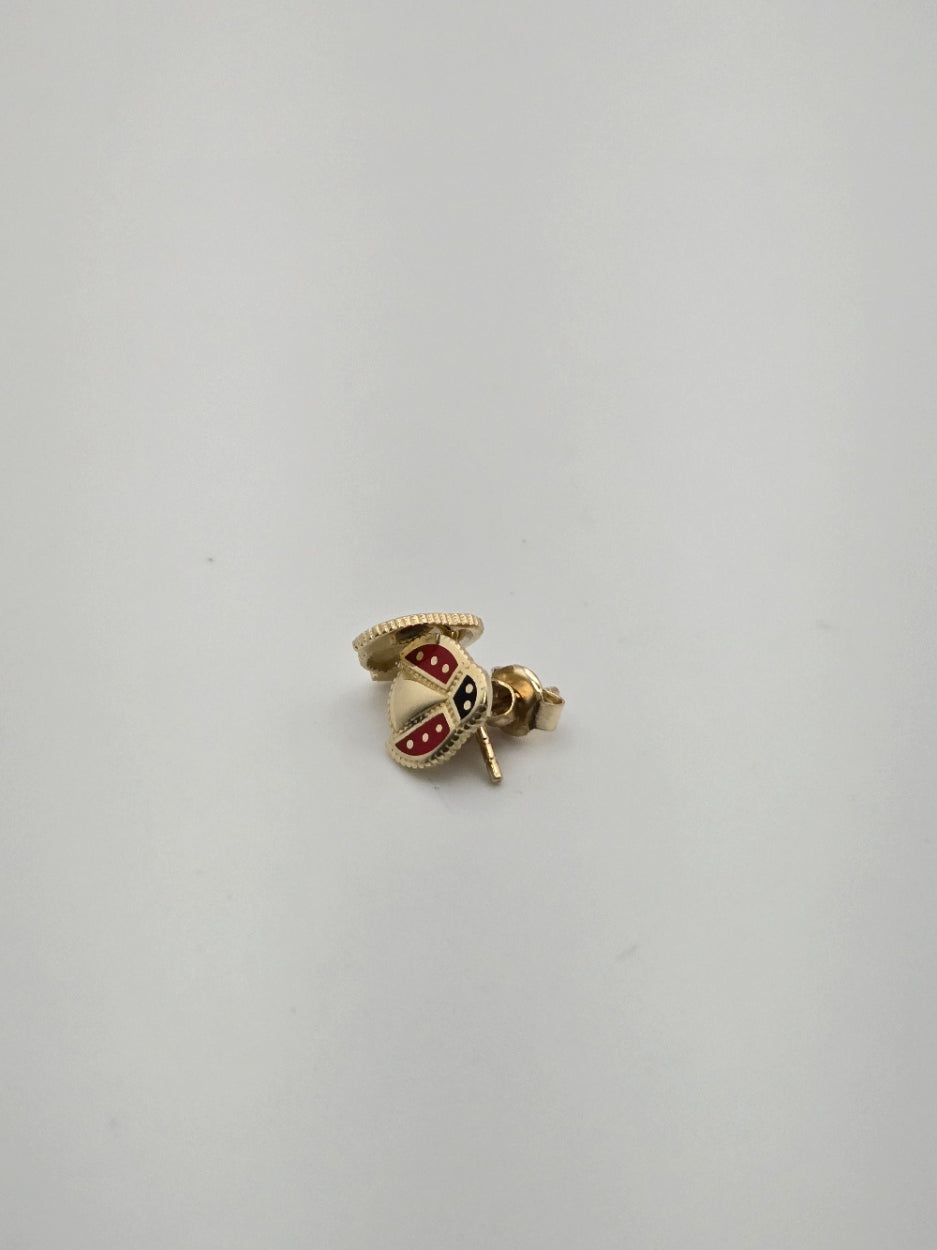 Aretes mariquita 10k Size 0.5 Weight 1.37