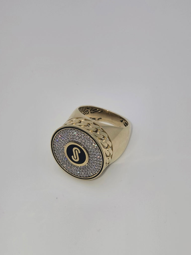Anillo roseta monaco 10k Size 10.5 Weight 13.25