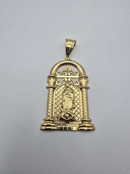 Dije casita virgen 10k Size 60 Weight 14.2