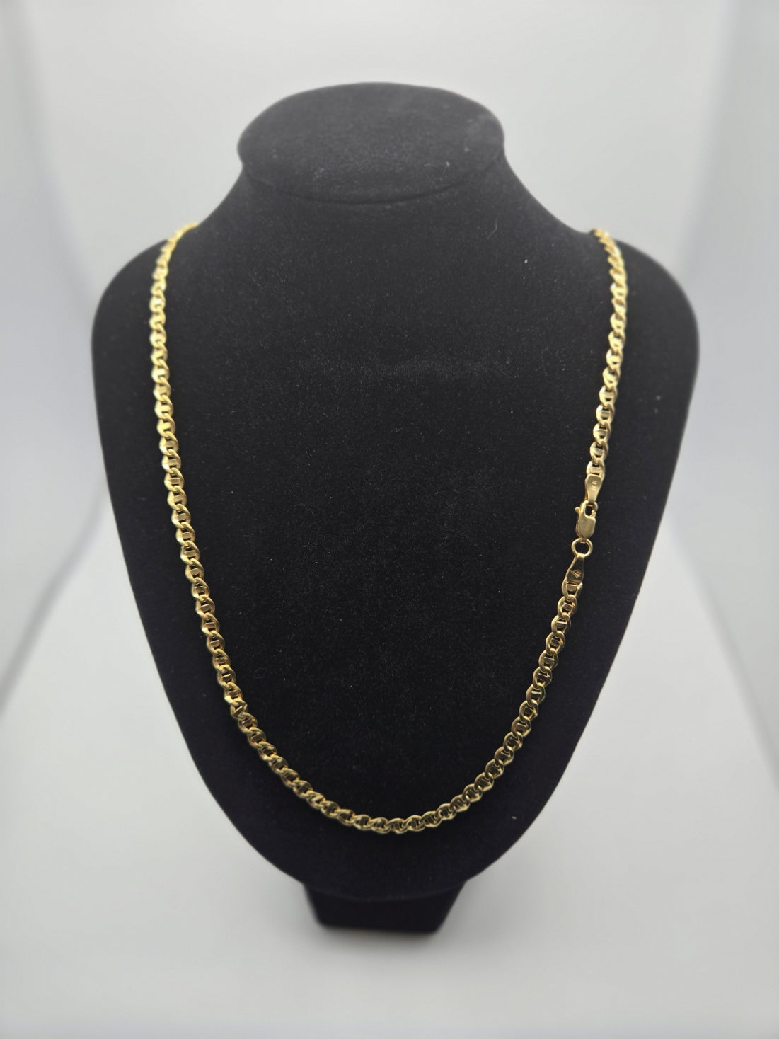 Collar cadena figaro 10k no Size 24x4.5 Weight 14.36