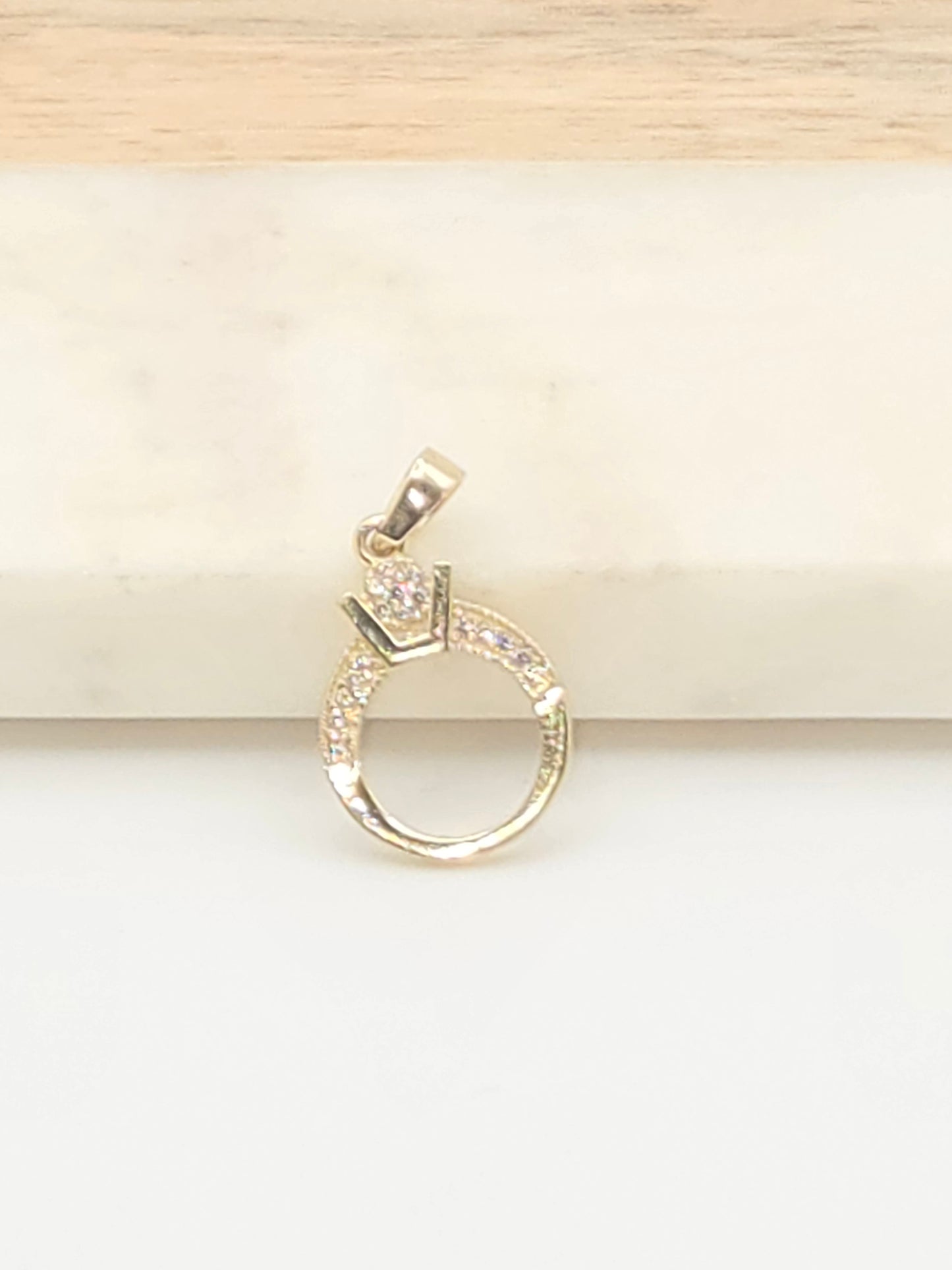 Dije anillo 10k varias Size 15mm Weight 1.26