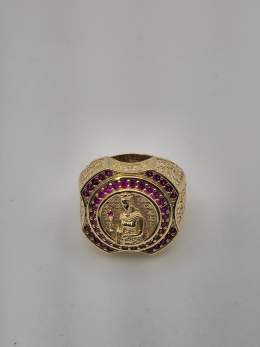 Anillo santa barbara 10k Size 10 Weight 11.85