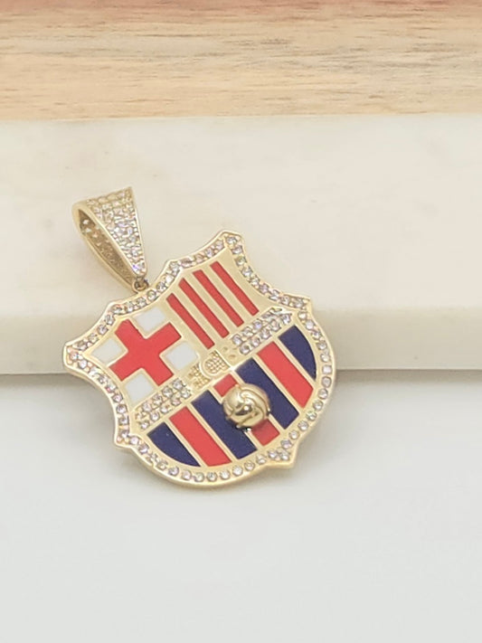 Dije barcelona 10k Size 3cm Weight 7.59