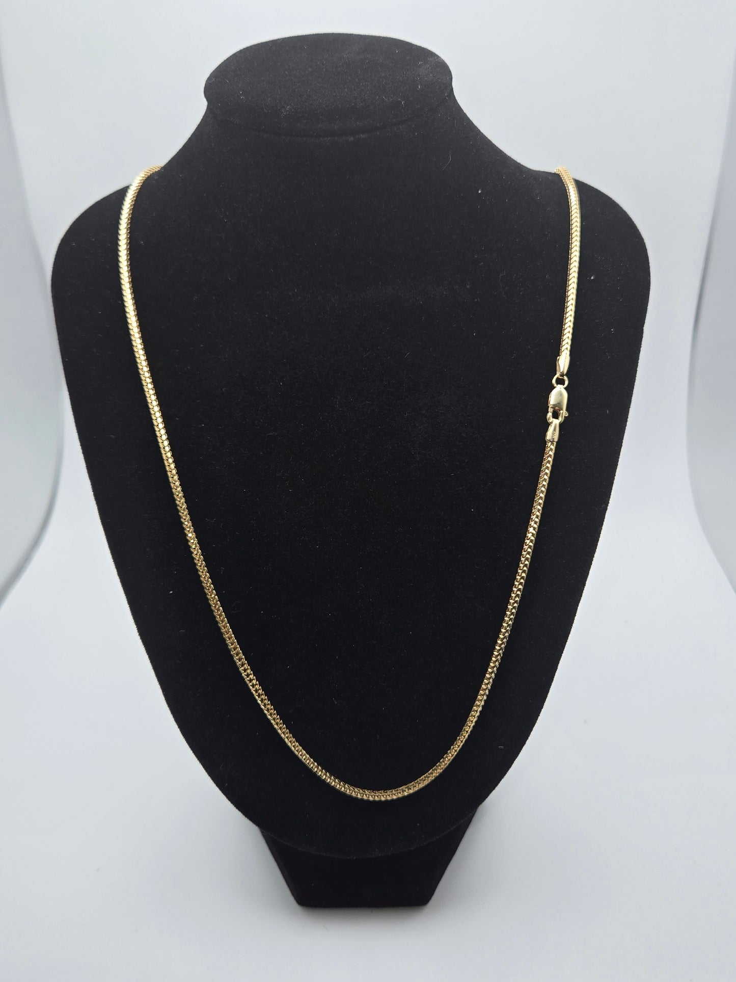 Collar franco solida 10k no Size 24x2 Weight 13.41