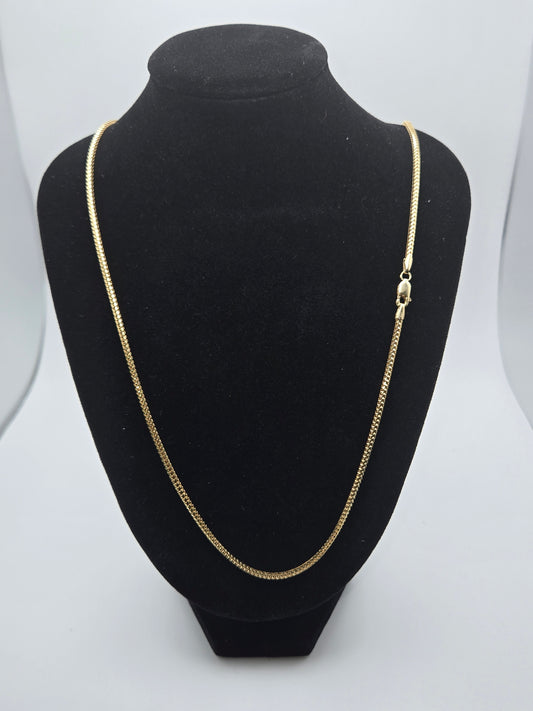 Collar franco solida 10k no Size 24x2 Weight 13.41