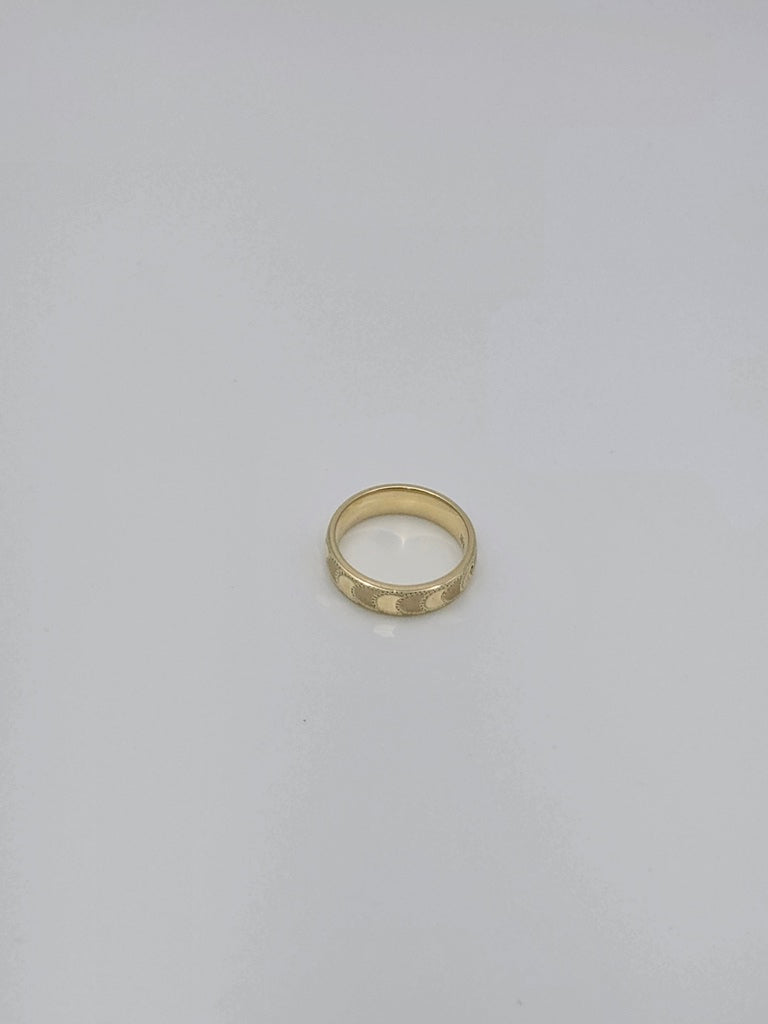 anillo fancy alianza 10k Size 9 Weight 2.89
