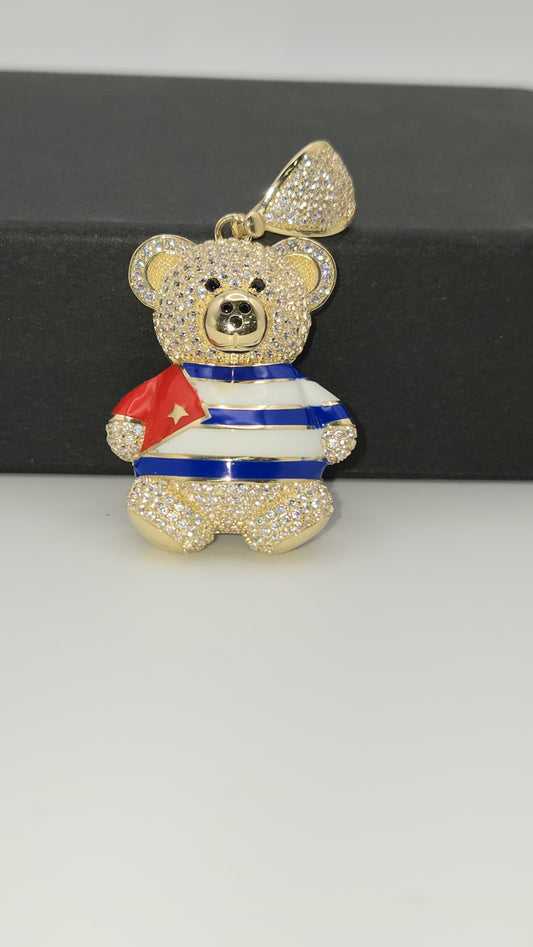 Dije Cartoon Oso cub 10k varias Size 35 Weight 10.32