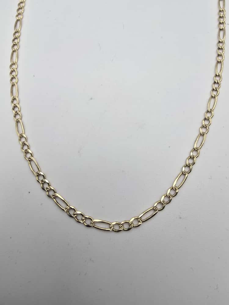 Cadena figaro 10k Size 25x2.8 Weight 7.04