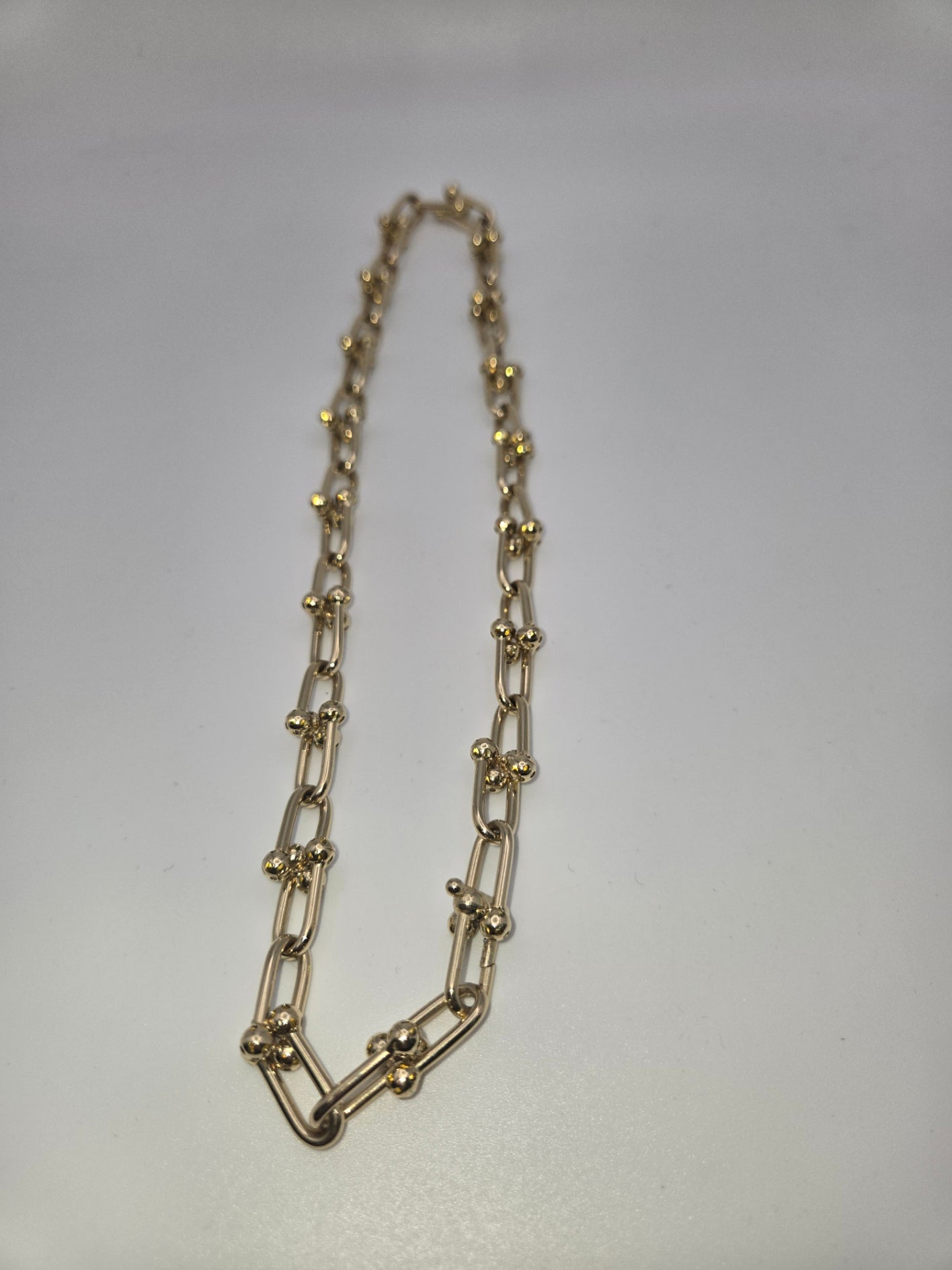 cadena paperclip 10k Size 18.5 Weight 30