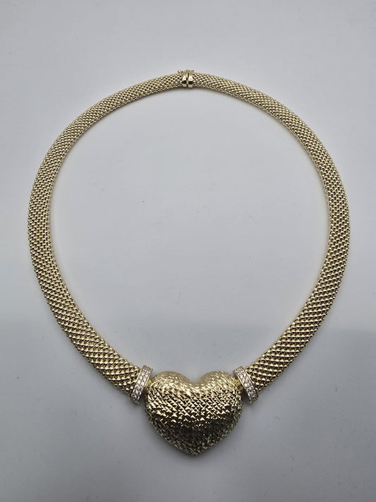 Cadena gargantilla malla 10k Size 18x9 Weight 31.38