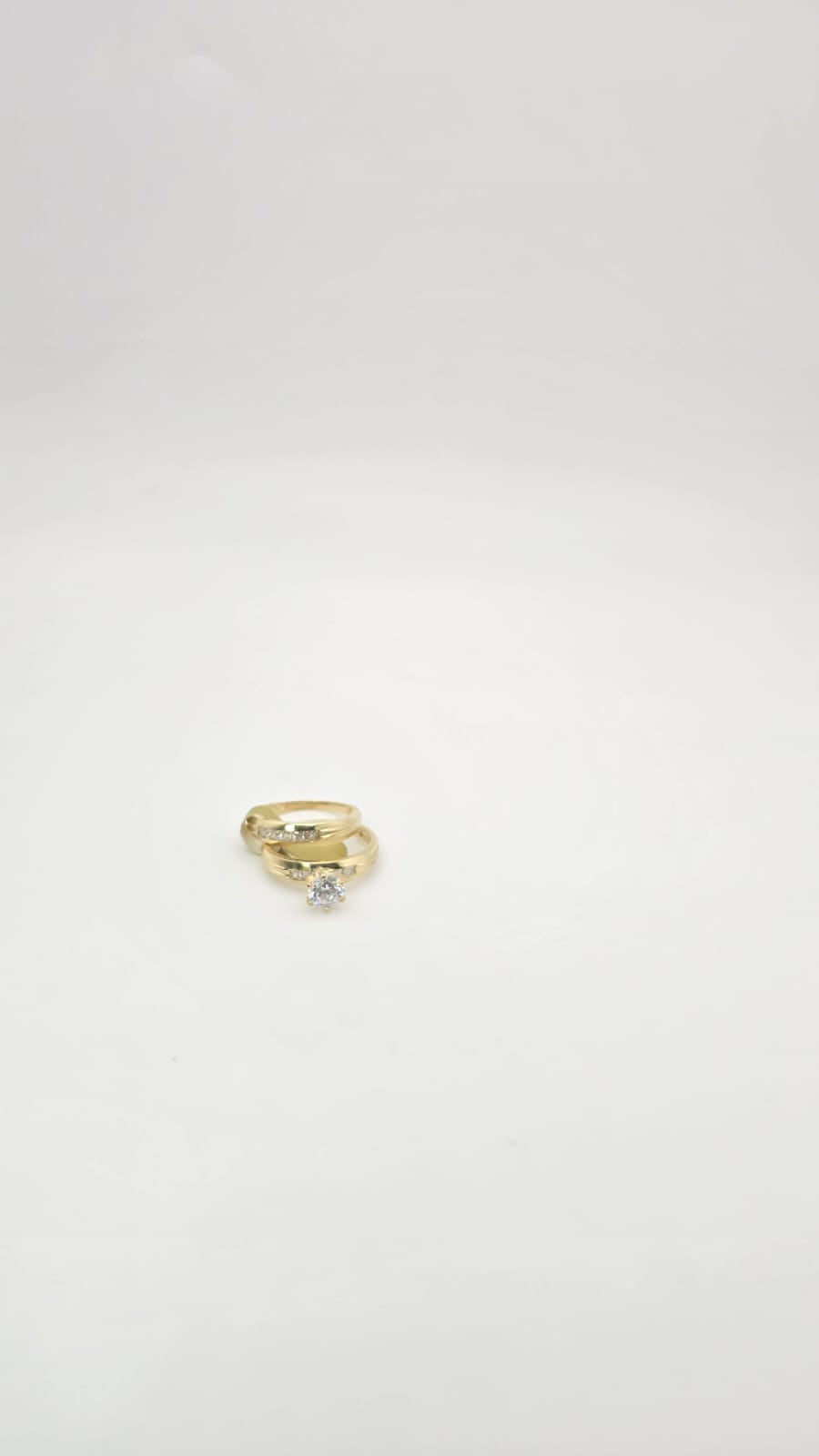 Anillo duo compromiso 10k Weight 6