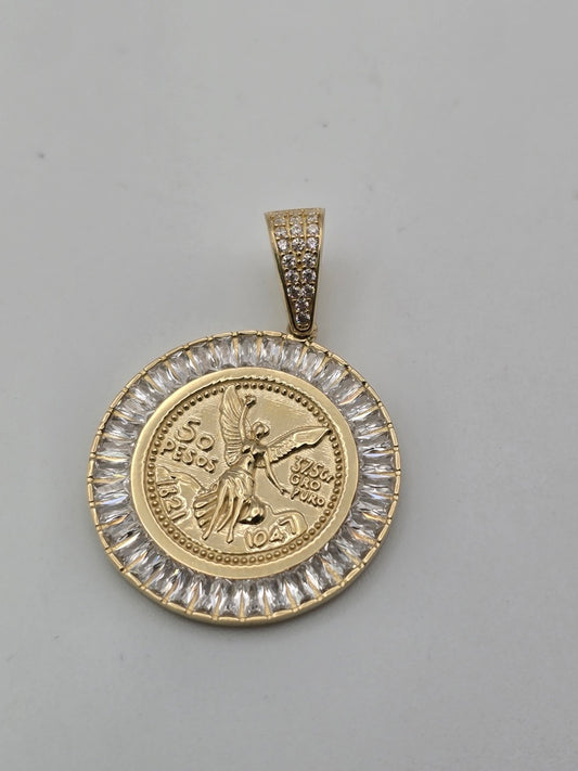 Dije centenario 10k Size 25 Weight 5.68