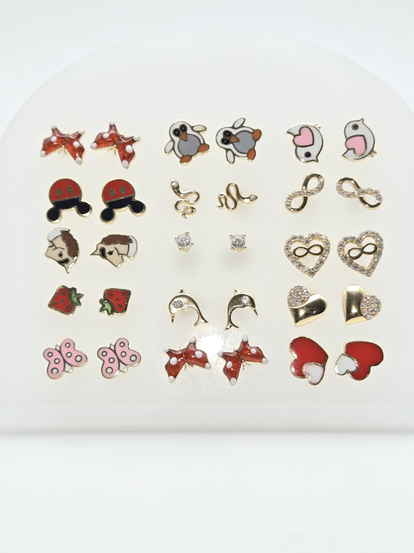Aretes kid 14k resin Size s Weight 1.3
