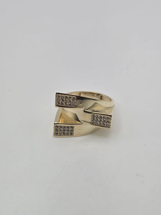 Anillo mujer inflado 10k Size 7.5 Weight 3.52