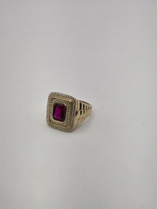 Anillo sortija RedStone 10k Size 10 Weight 7.38