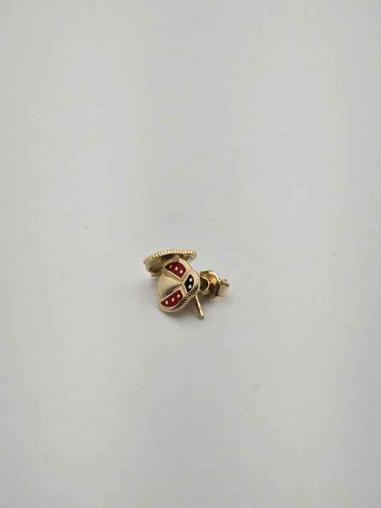 Aretes mariquita 10k Size 0.5 Weight 1.37