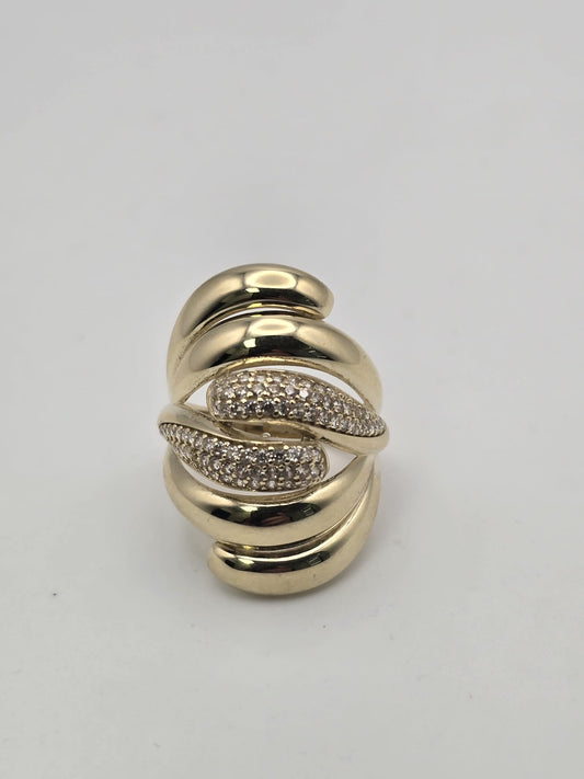 Anillo mujer inflado 10k Size 7 Weight 3.7