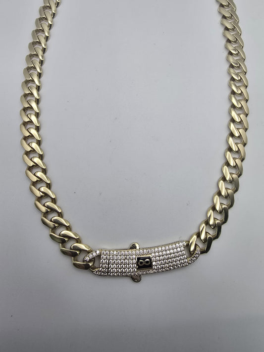 Cadena MONACO 10k Size 24x15 Weight 61.12