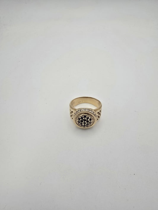 Anillo cuban solid 10k Size 11 Weight 8.29