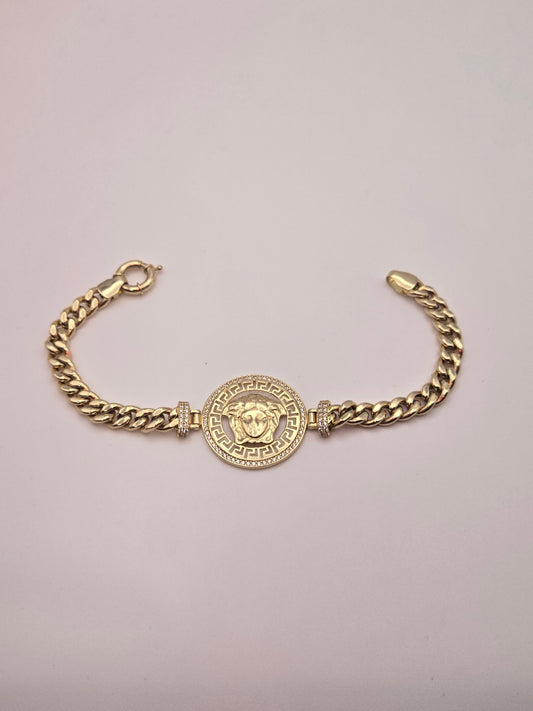 pulsera medusa semi 10k Size 7 Weight 9.69