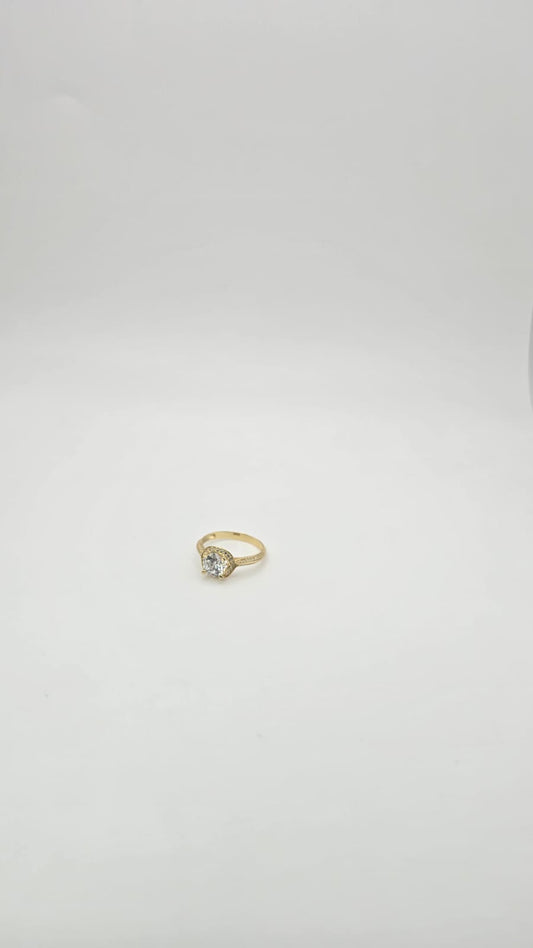 Anillo compromiso1 10k Size 8 Weight 2.57