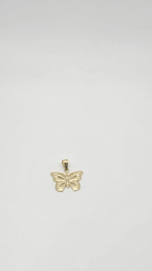 Dije mariposa 2 10k Size 17 Weight 1.74