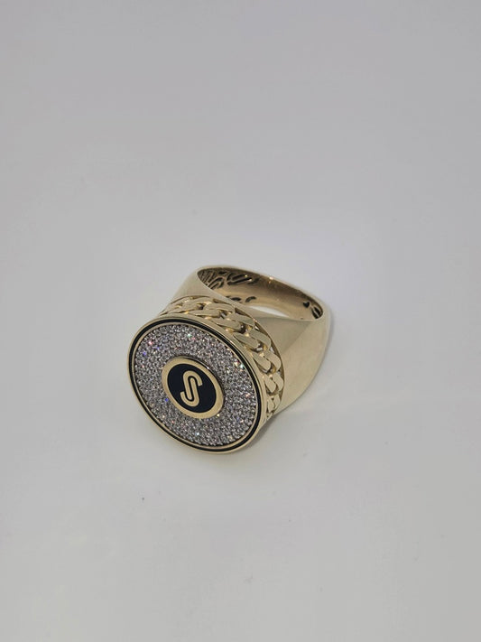 Anillo roseta monaco 10k Size 10.5 Weight 13.25