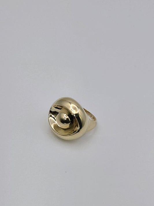 Anillo fancy ojo 10k Size 9 Weight 2.62