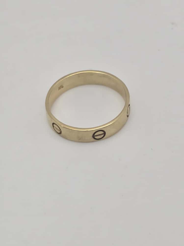 Anillo tornillo fino 10k Size 7 Weight 2.24