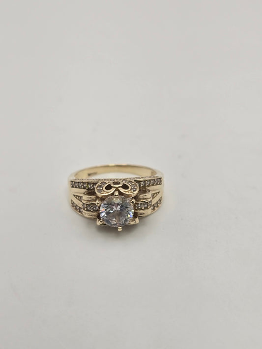 Anillo compromiso 10k Size 7 Weight 5.32