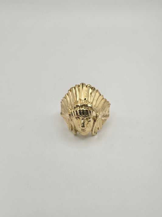Anillo indio 10k Size 10 Weight 7.83