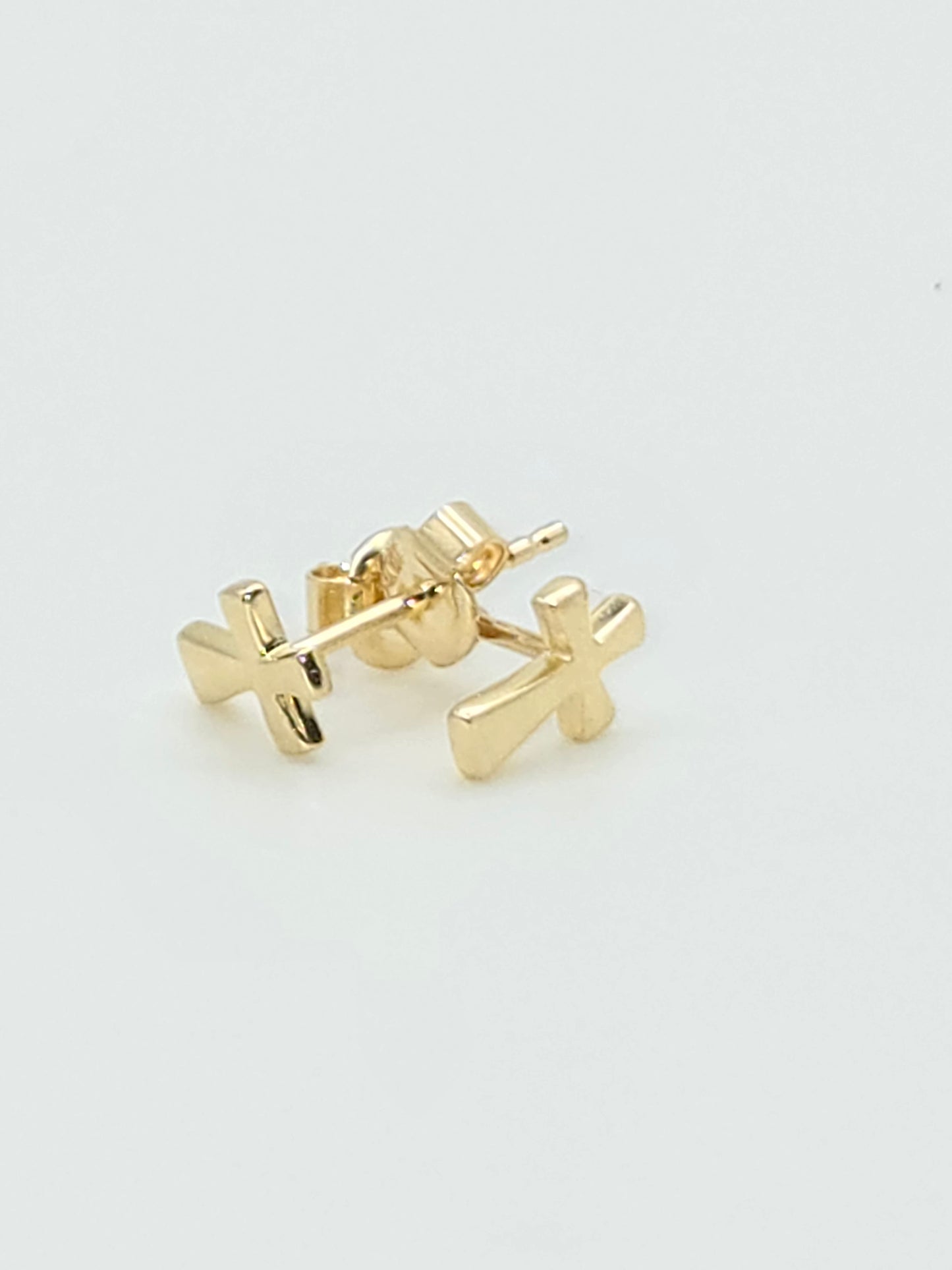 aretes cruz lisa small