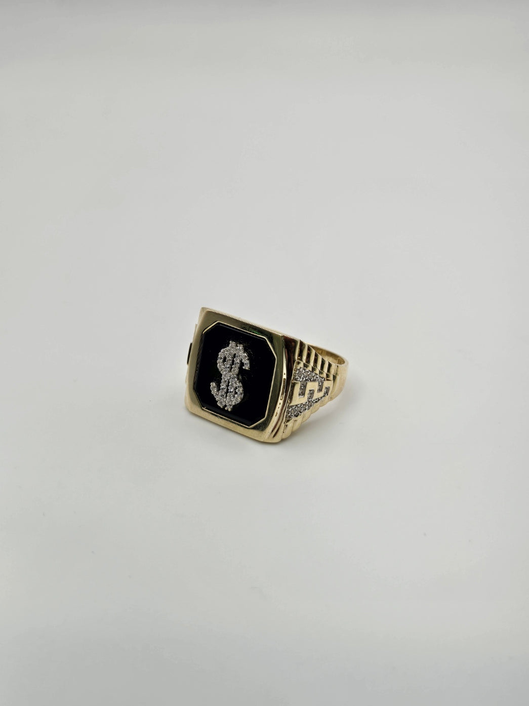 anillo onix dollar 10k Size 10 Weight 9.01