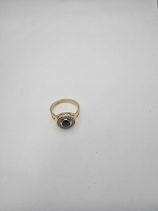 Anillo solido 10k Size 11 Weight 4.85