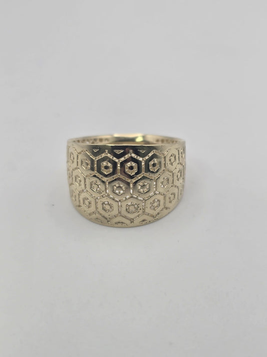 Anillo mujer inflado 10k Size 7 Weight 4