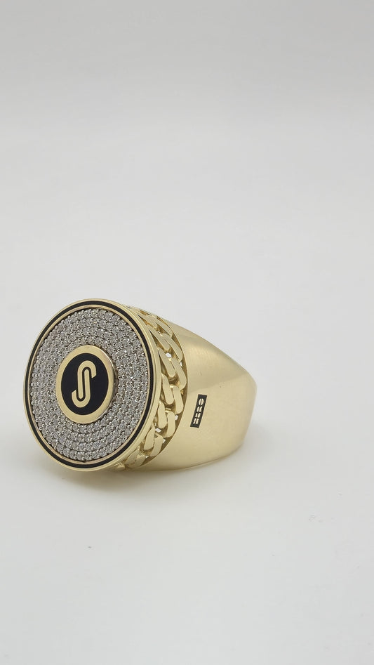 Anillo MONACO 10k Size 11 Weight 13.25