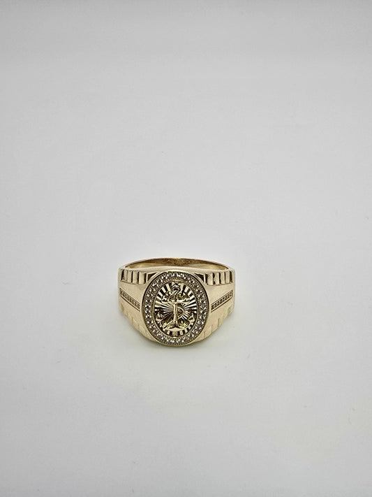 Anillo ancla 10k Size 12.5 Weight 8.10