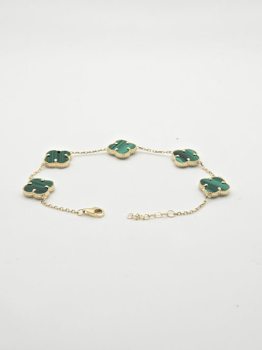 Pulsera trebol verde