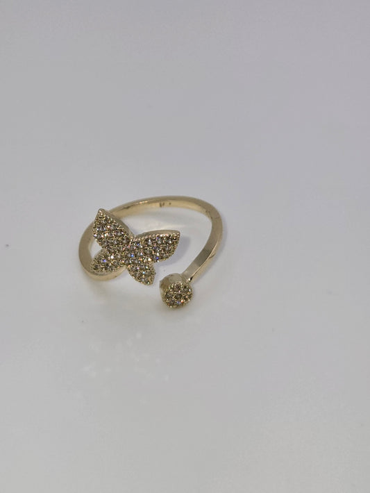 anillo women mari adjust 10k Size 7 Weight 2.49