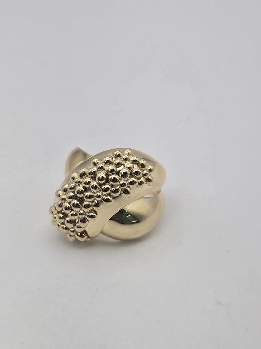 Anillo mujer inflado 10k Size 7.5 Weight 3.47