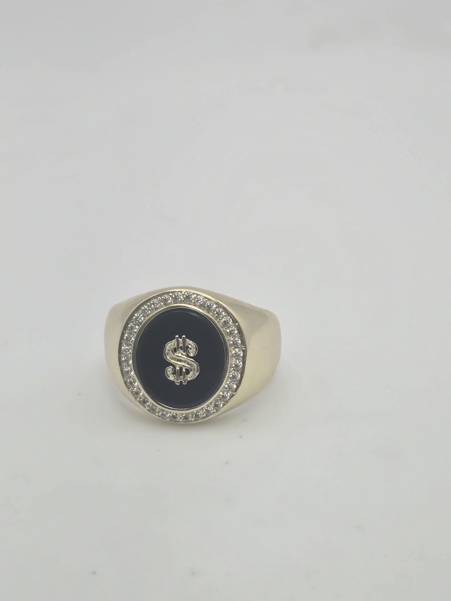 Anillo onix dollar 10k Size 11 Weight 7.69
