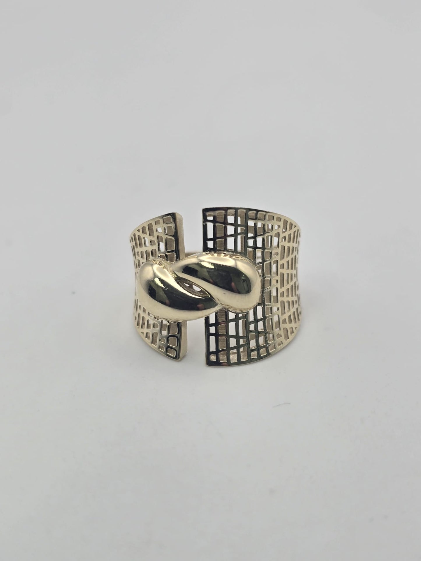 Anillo mujer inflado 10k Size 7.5 Weight 2.64