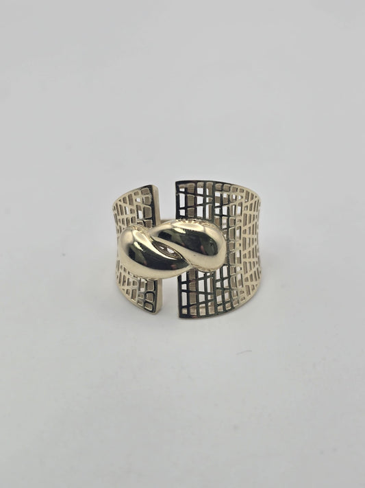 Anillo mujer inflado 10k Size 7.5 Weight 2.64
