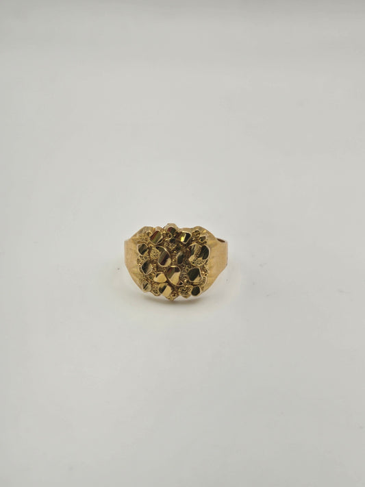Anillo abstracto 10k Size 11 Weight 3.72
