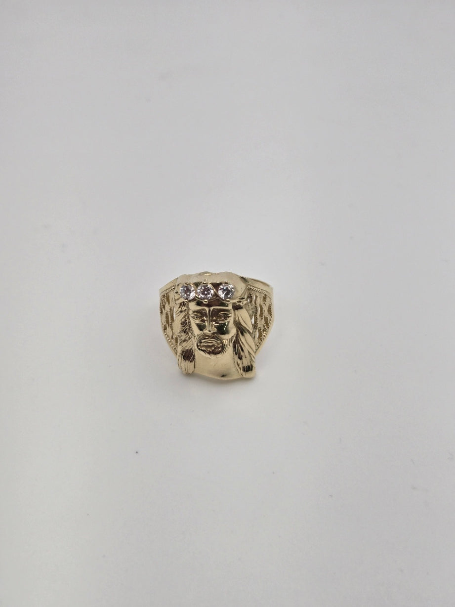 Anillo jesus 10k Size 11 Weight 6.25
