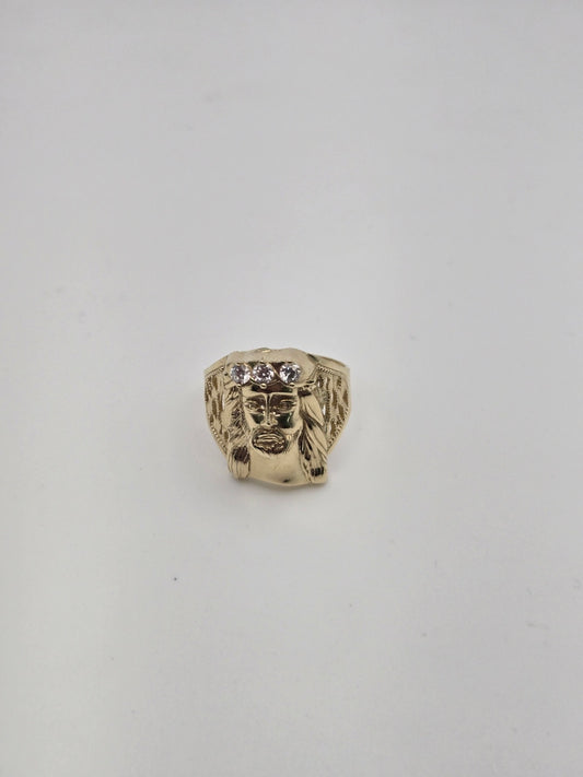 Anillo jesus 10k Size 11 Weight 6.25