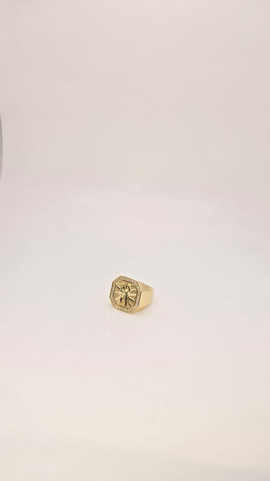 anillo espadas 10k Size 10 Weight 7.96