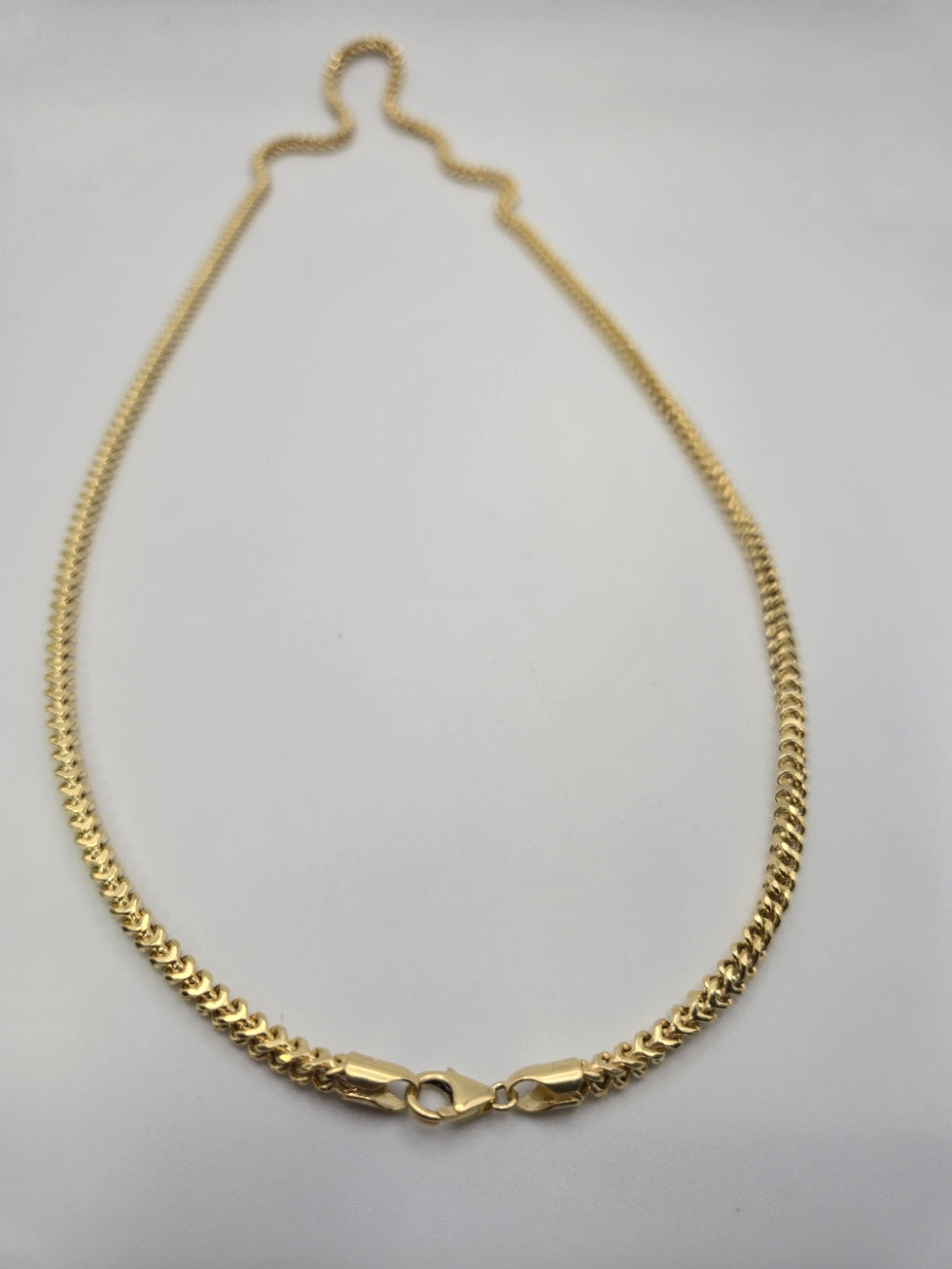 Cadena franco solida 10k Size 18x1 Weight 1.25