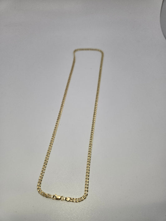 cadena cuban hollow 10k Size 16 Weight 3.67