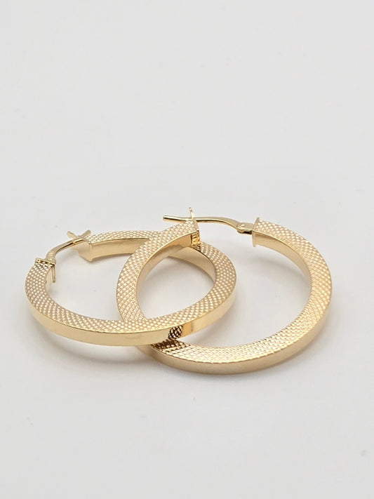 Aretes argollas 10k no Size 2 Weight 1.63